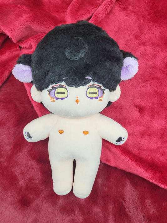 OC - Black Purple Lamb 20cm Doll