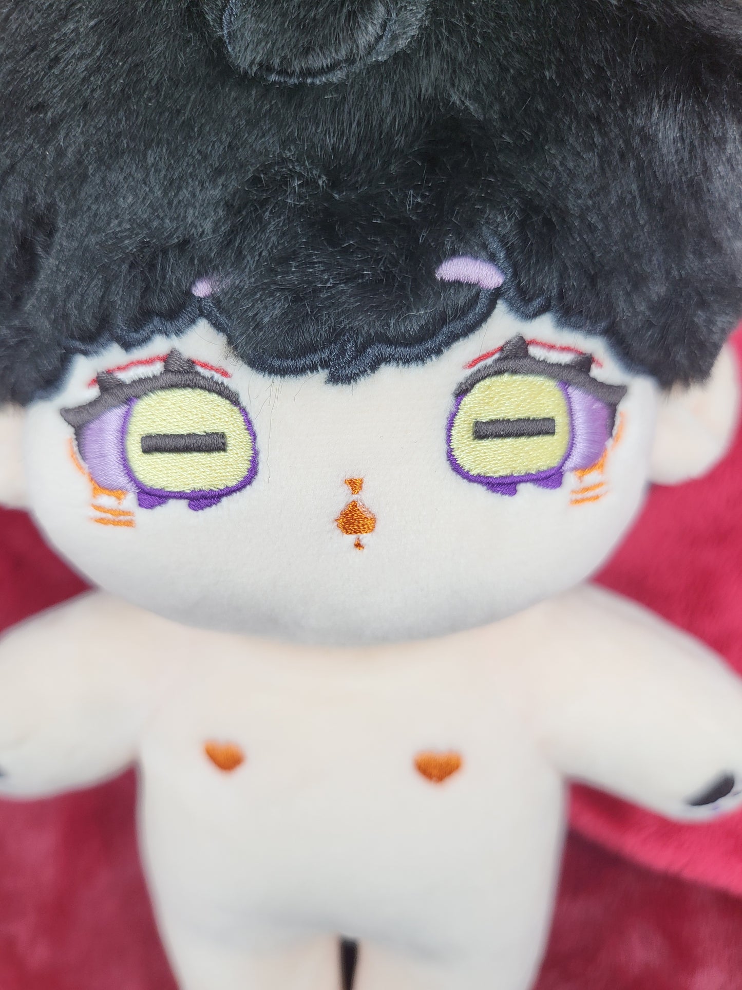 OC - Black Purple Lamb 20cm Doll