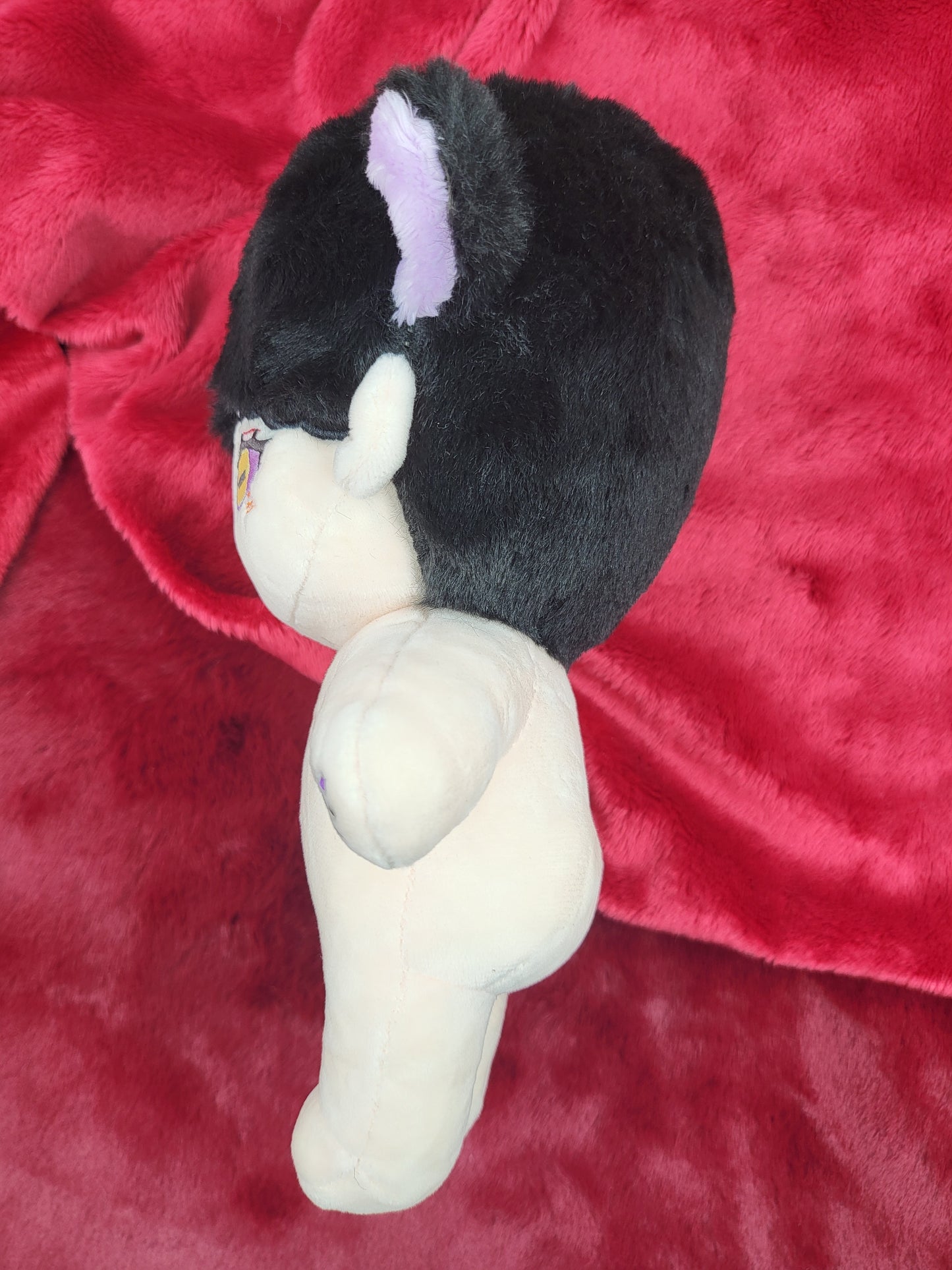 OC - Black Purple Lamb 20cm Doll