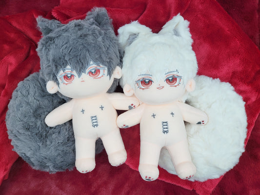 OC - Handsome Twins Wolf 20cm Doll