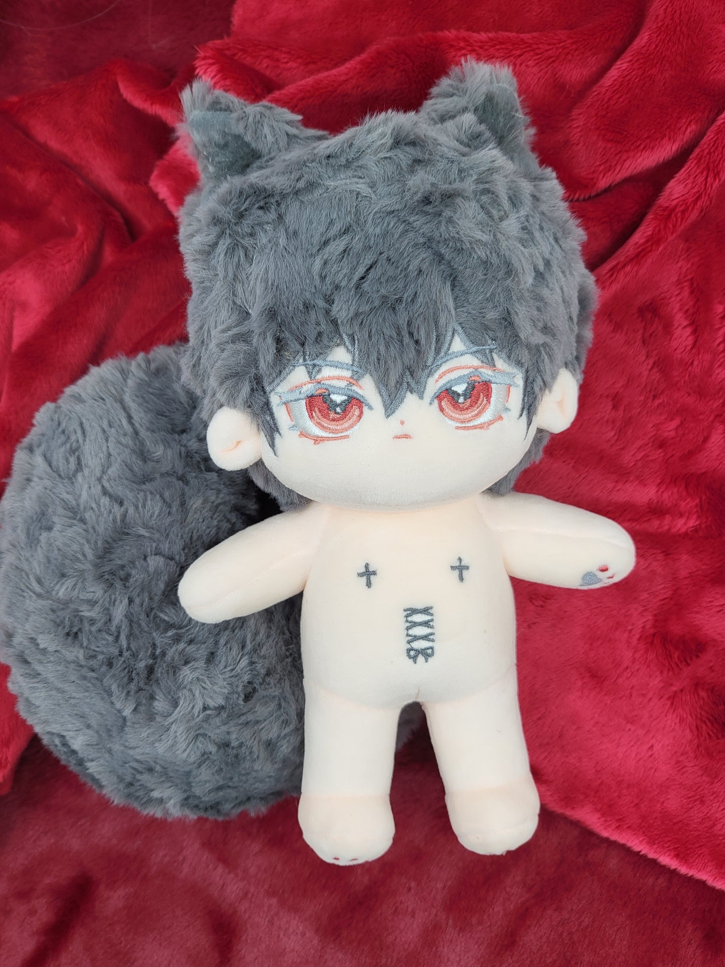 OC - Handsome Twins Wolf 20cm Doll