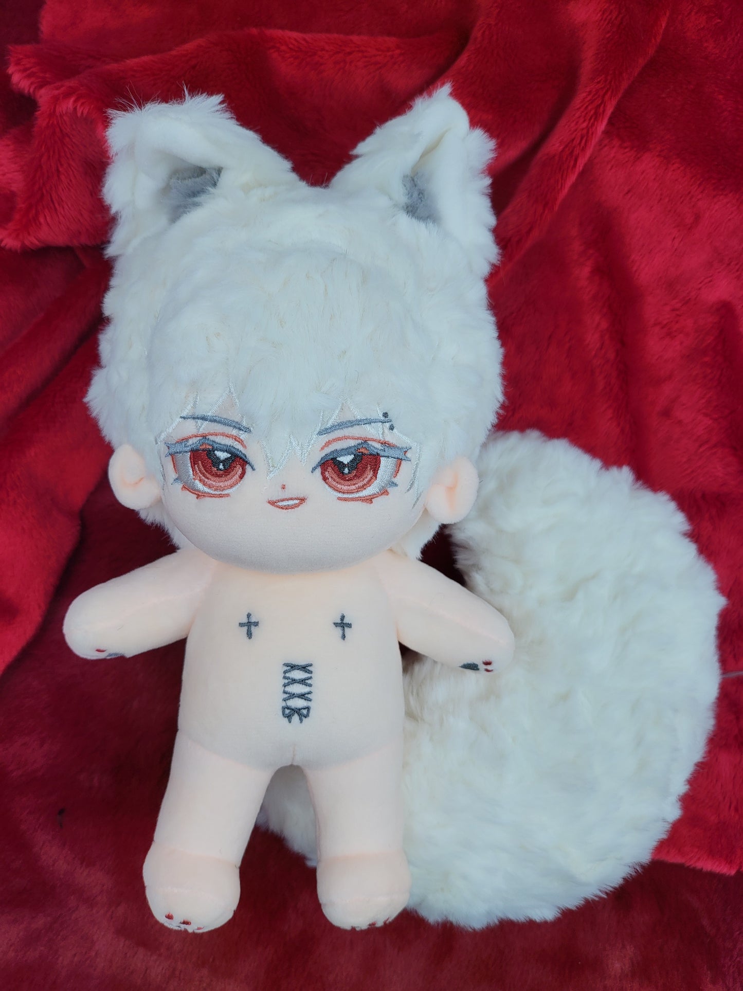 OC - Handsome Twins Wolf 20cm Doll