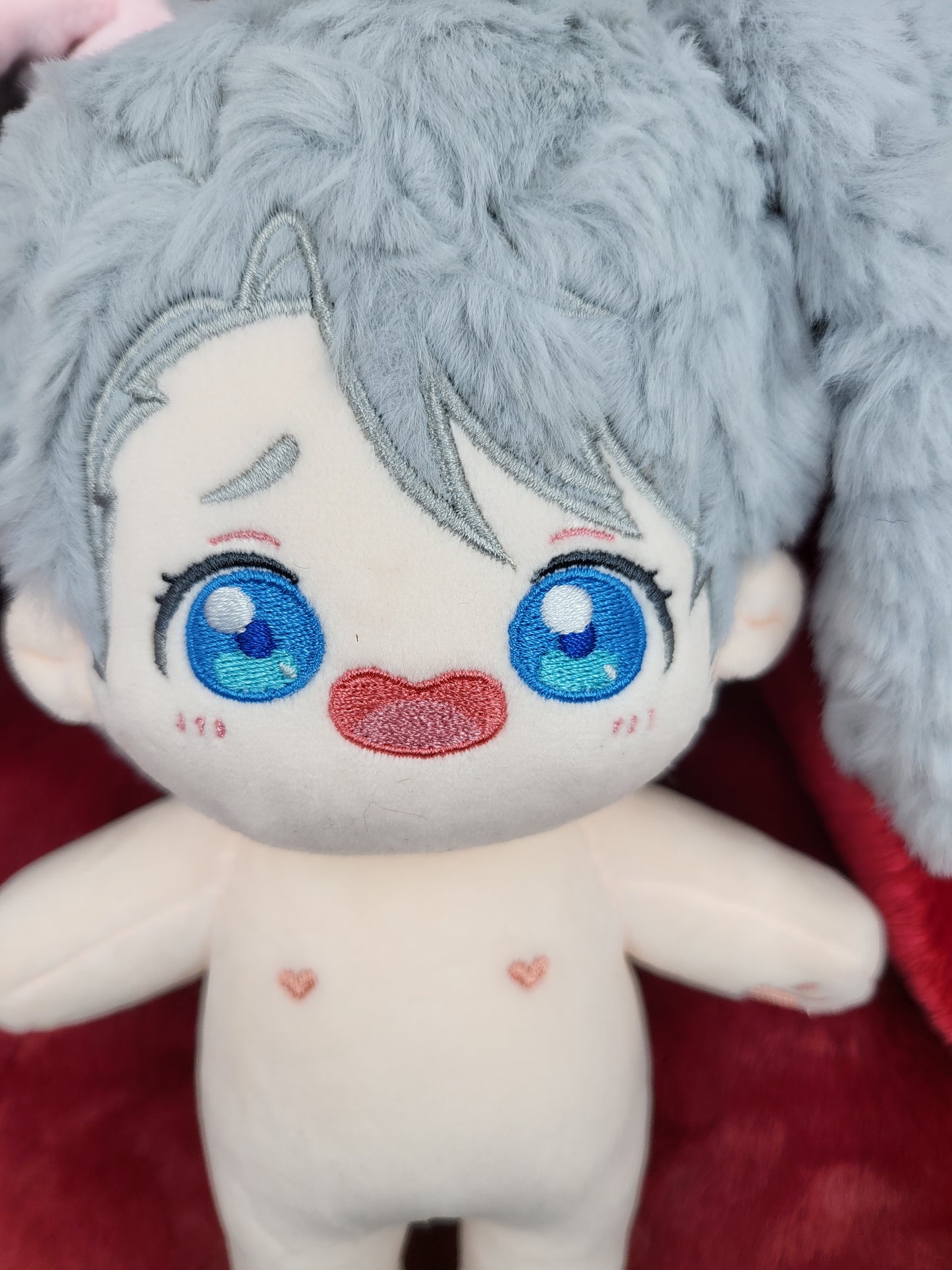 YOI - Victuuri Victor Yuuri Fluffy Bunny 20cm Doll Couple Set