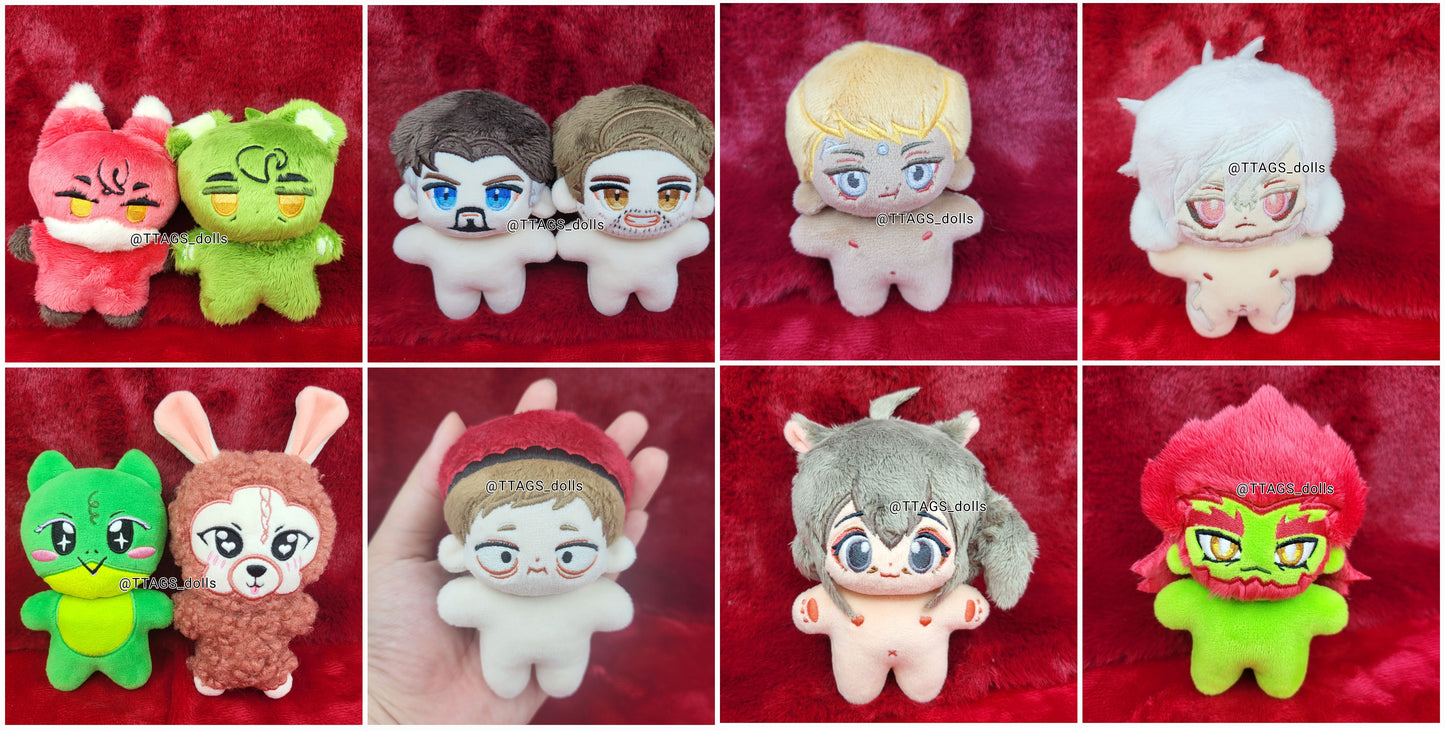 Custom 10cm Doll Plush Commission