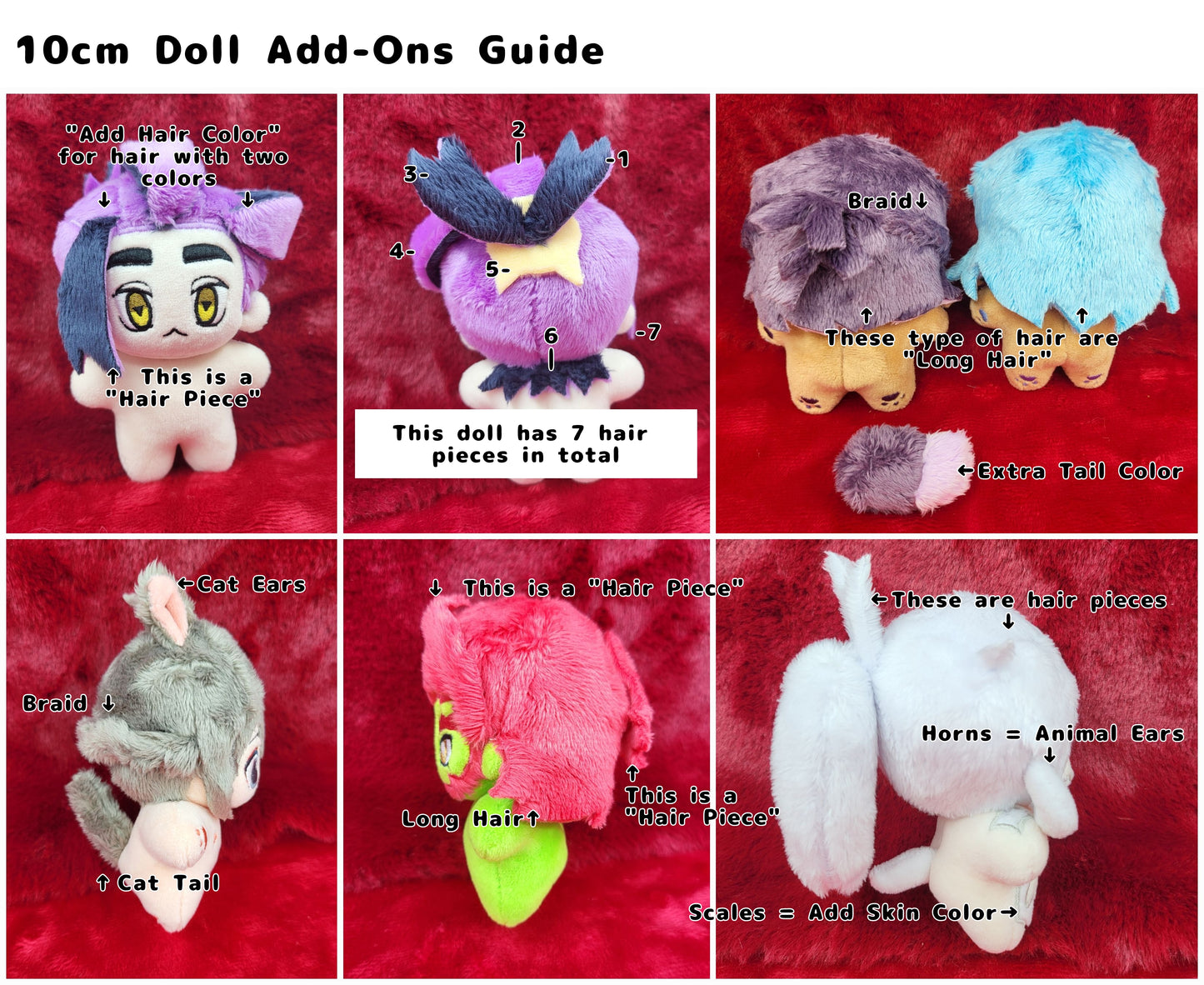 Custom 10cm Doll Plush Commission