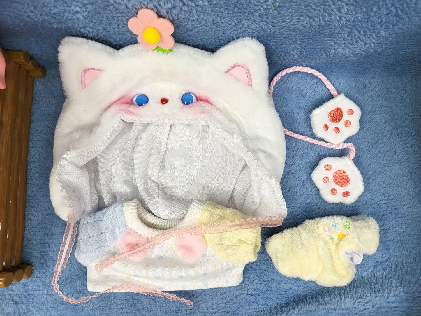 Kawaii Kitty Baby Outfit - 4 piece set