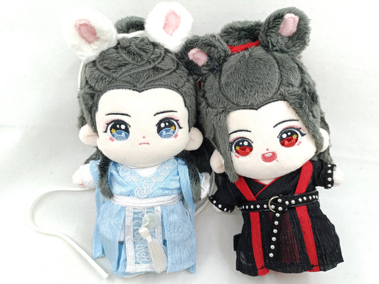 MDZS - WangXian Wangji  Wuxian Buuny Soy Sauce 15cm Doll Couple Set